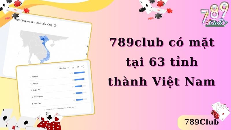 789club có mặt tại 63 tỉnh thành Việt Nam 