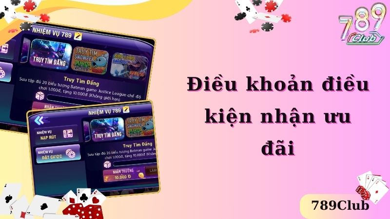 Điều khoản điều kiện 789club về acc game