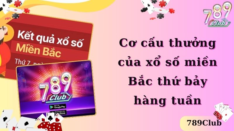 Cơ cấu thưởng của xổ số miền Bắc thứ bảy hàng tuần